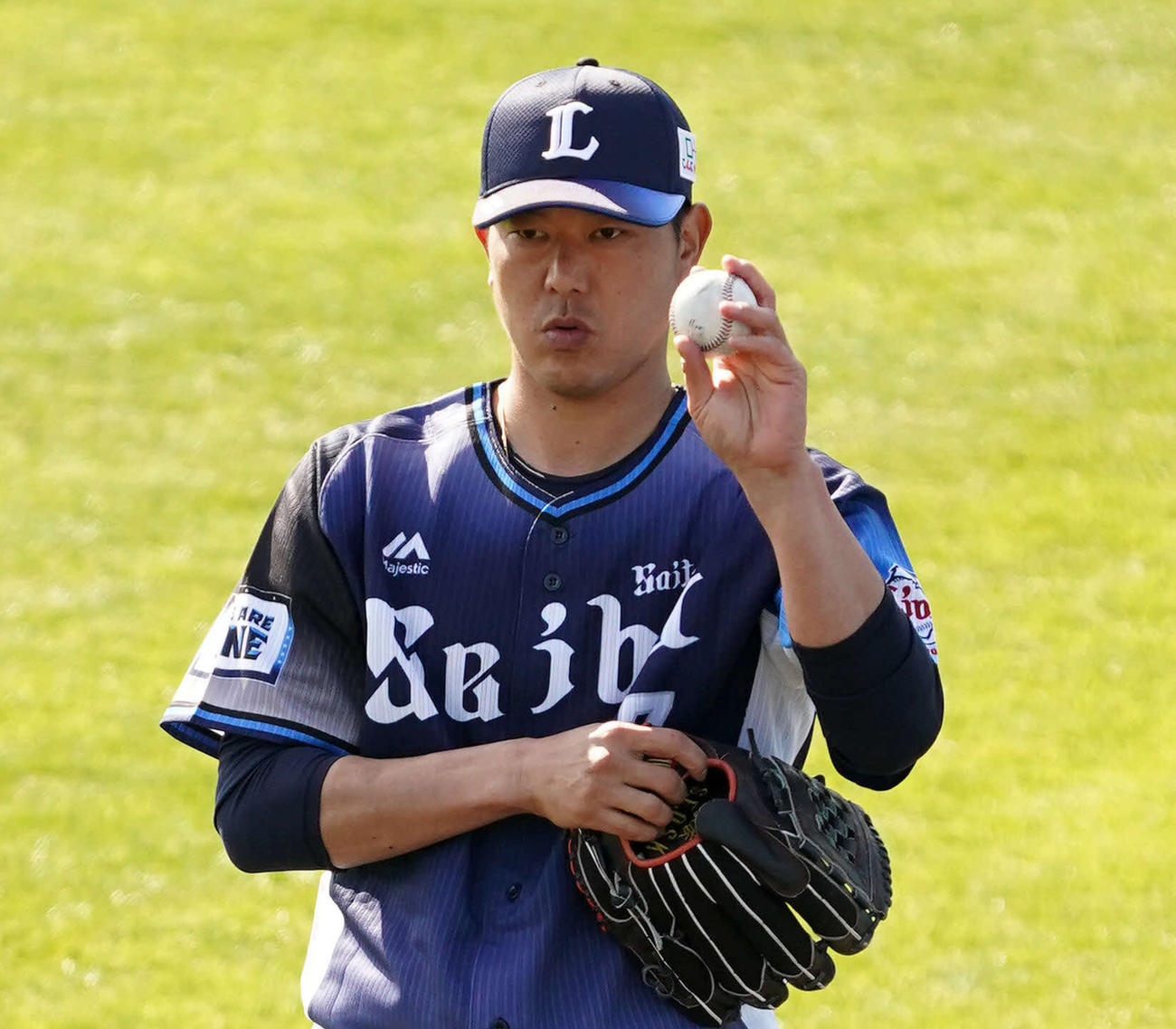 西武内海哲也（2021年2月8日撮影）