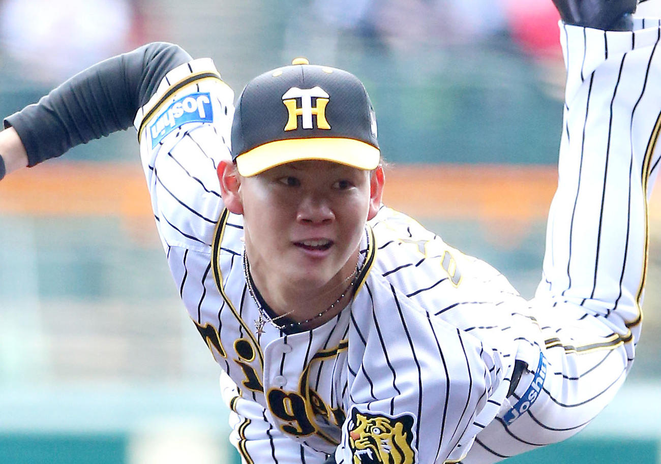 阪神及川雅貴プロ初１軍 １球１球全力で 中継ぎ投手計６人入れ替え プロ野球 日刊スポーツ