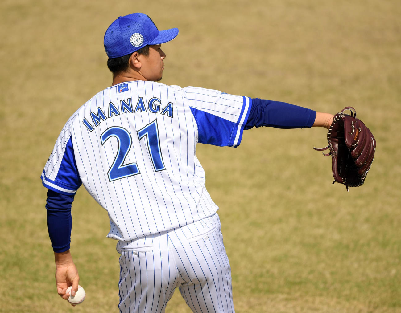 DeNA今永昇太（2021年2月4日撮影）