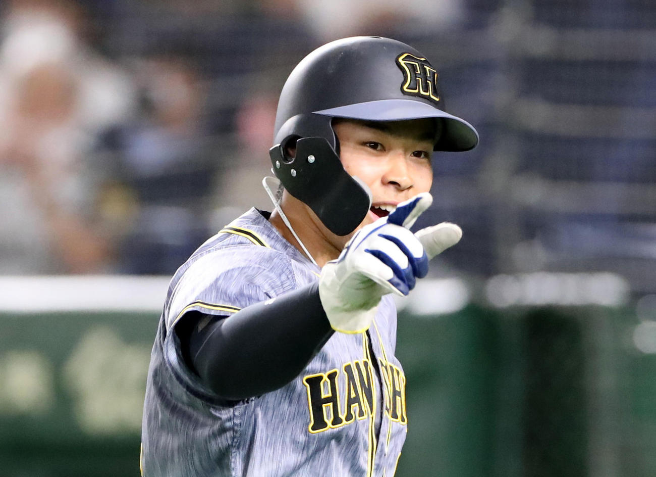佐藤輝明（2021年5月15日撮影）