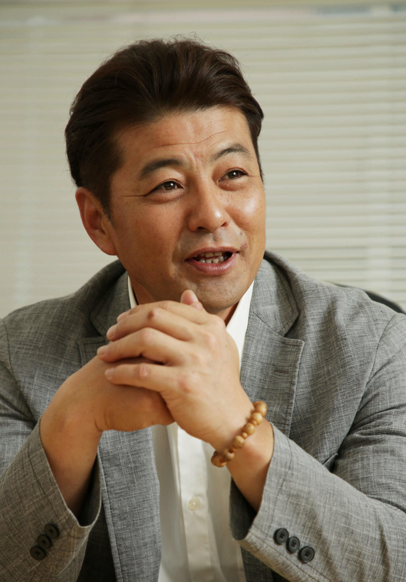 緒方孝市氏（2020年6月1日撮影）