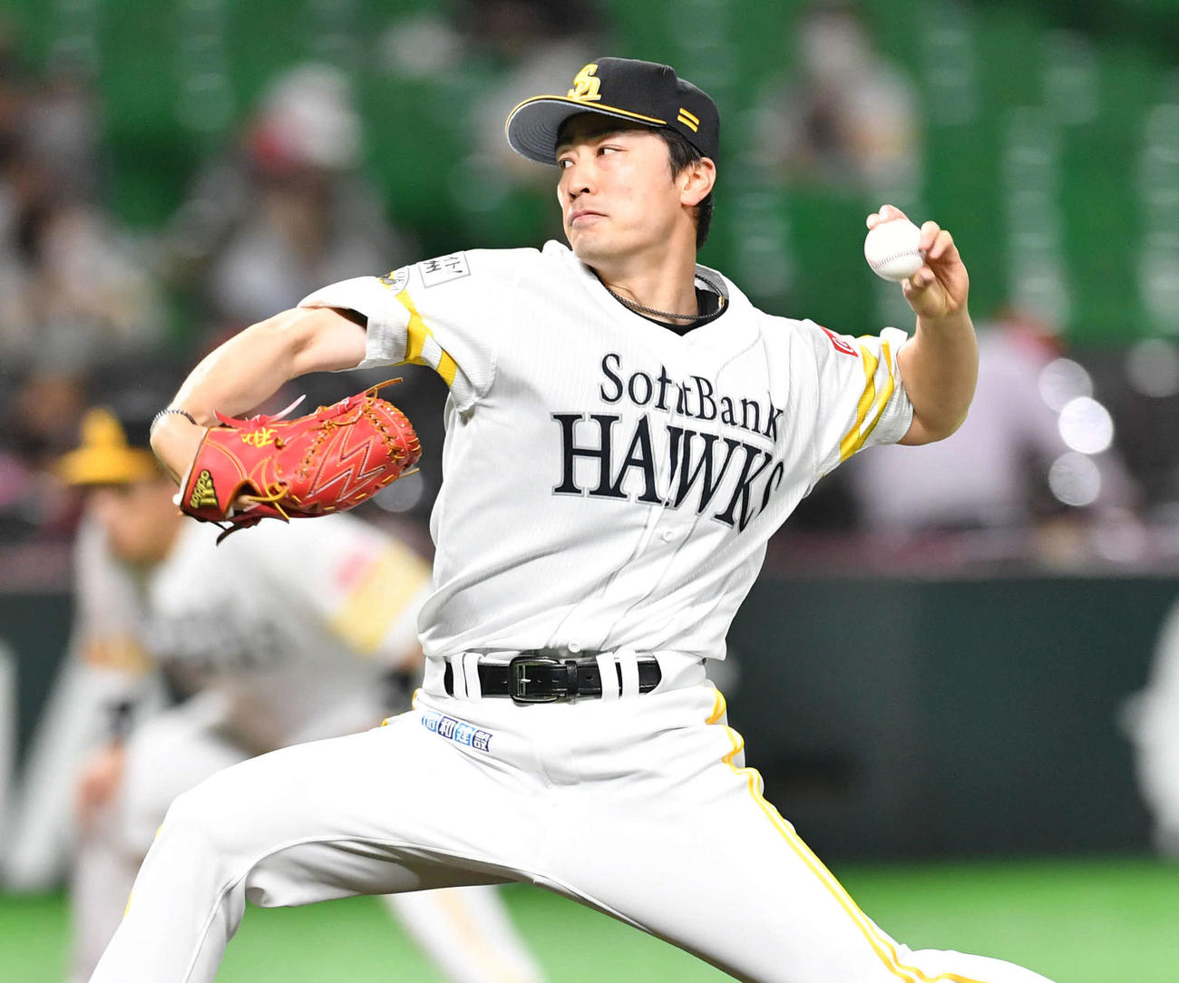 ソフトバンク和田毅（2021年5月12日撮影）