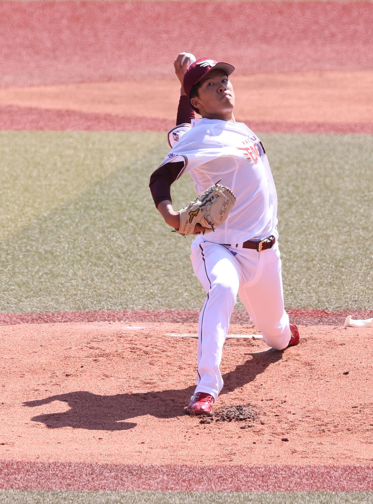 ロッテ対楽天　6回途中5失点も6勝目を挙げた楽天早川（撮影・垰建太）
