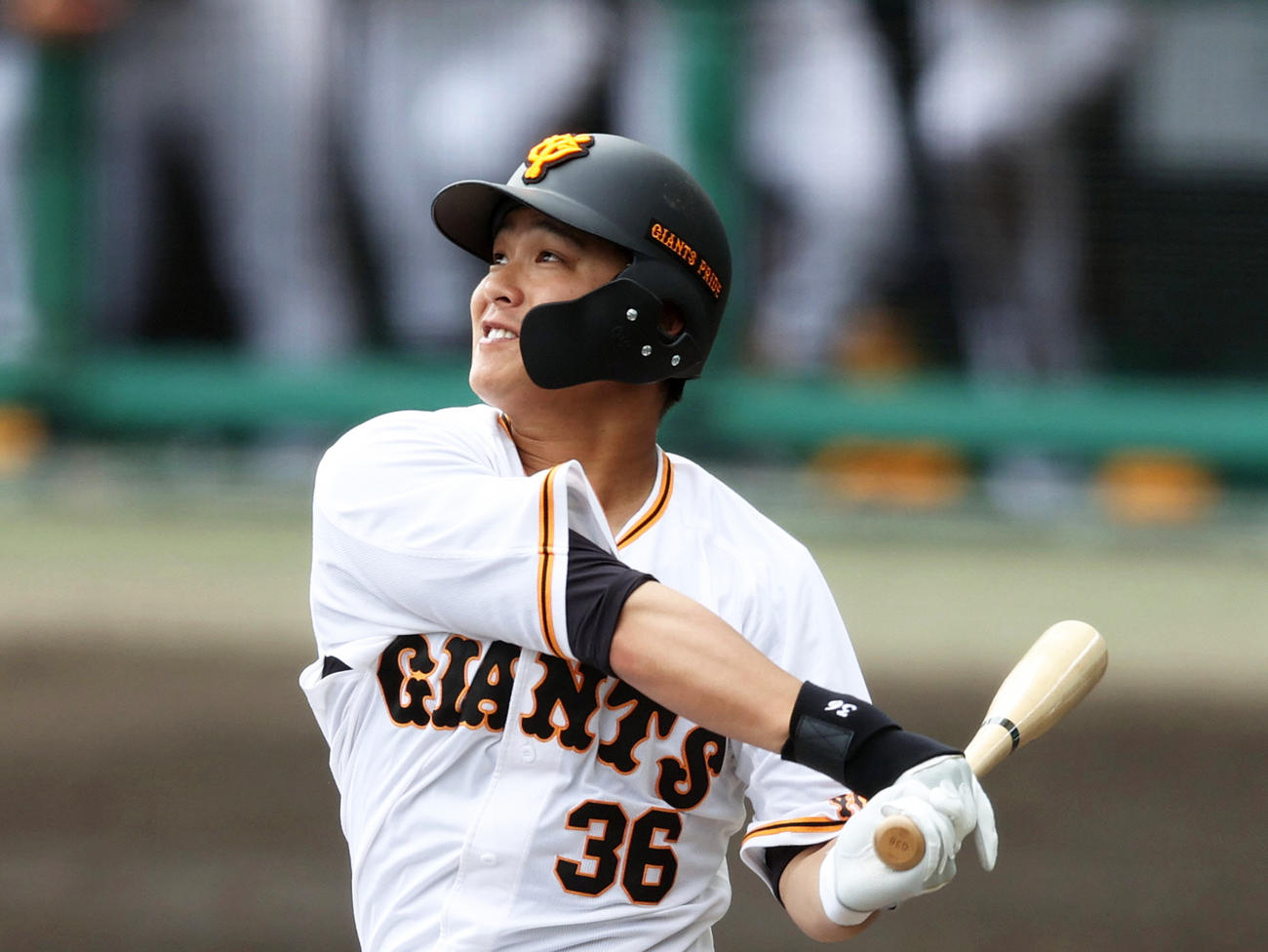 巨人石川慎吾（2021年2月27日撮影）