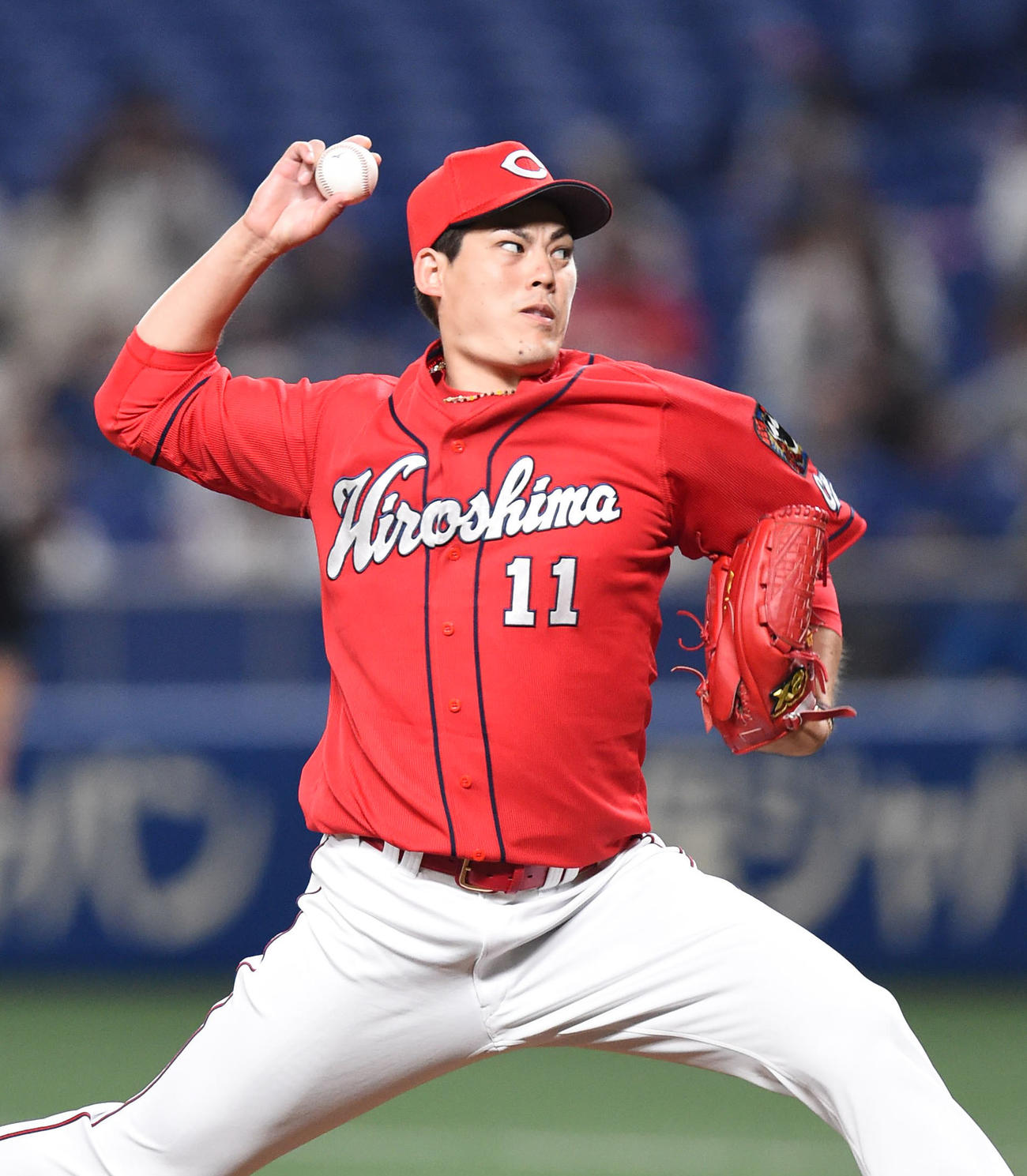 広島九里亜蓮（2021年5月8日）