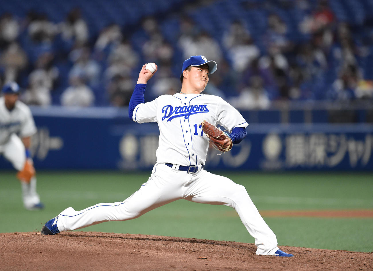 中日柳裕也（2021年5月16日撮影）