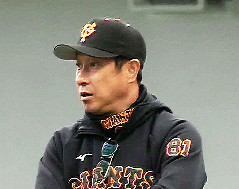 巨人宮本和知投手チーフコーチ（2021年2月7日撮影）