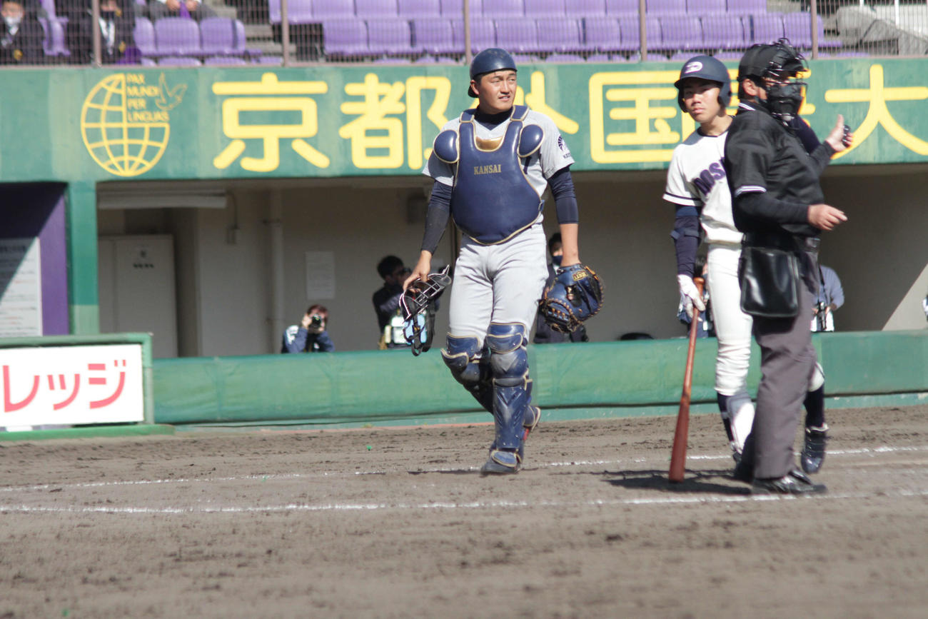 プロ注目の関大・久保田拓真捕手
