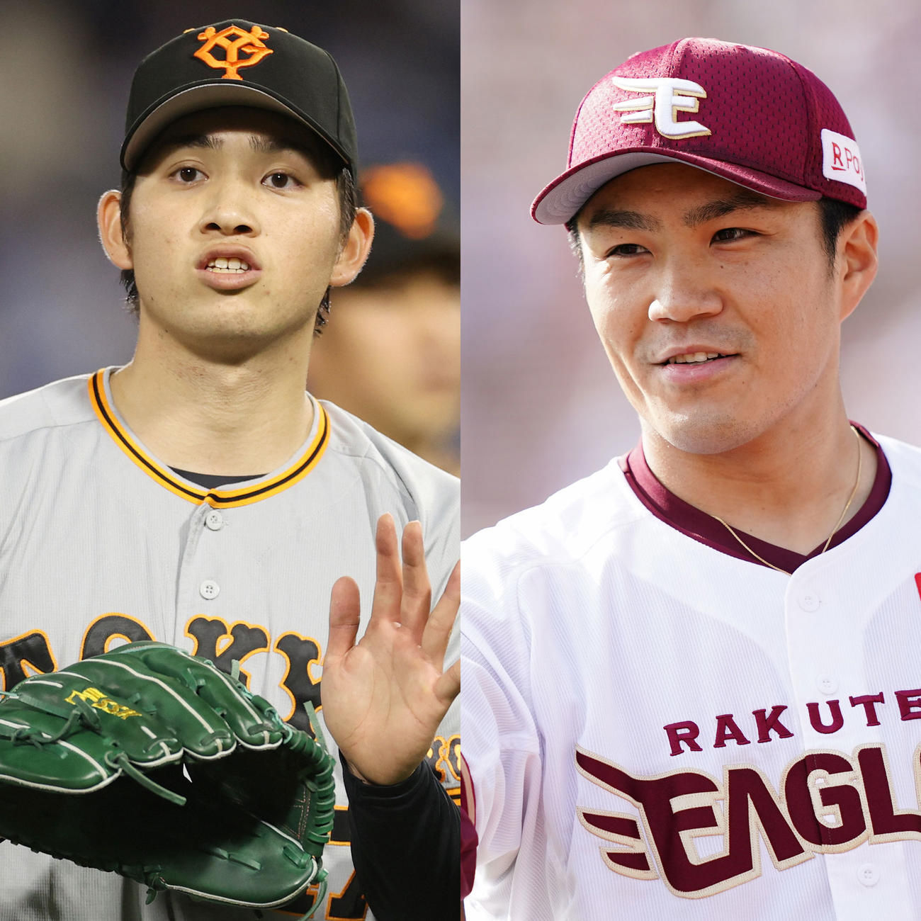 巨人高橋と楽天則本