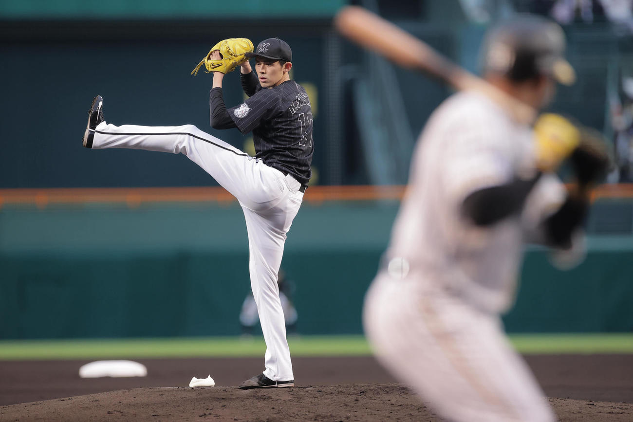 阪神対ロッテ　ロッテ先発の佐々木朗