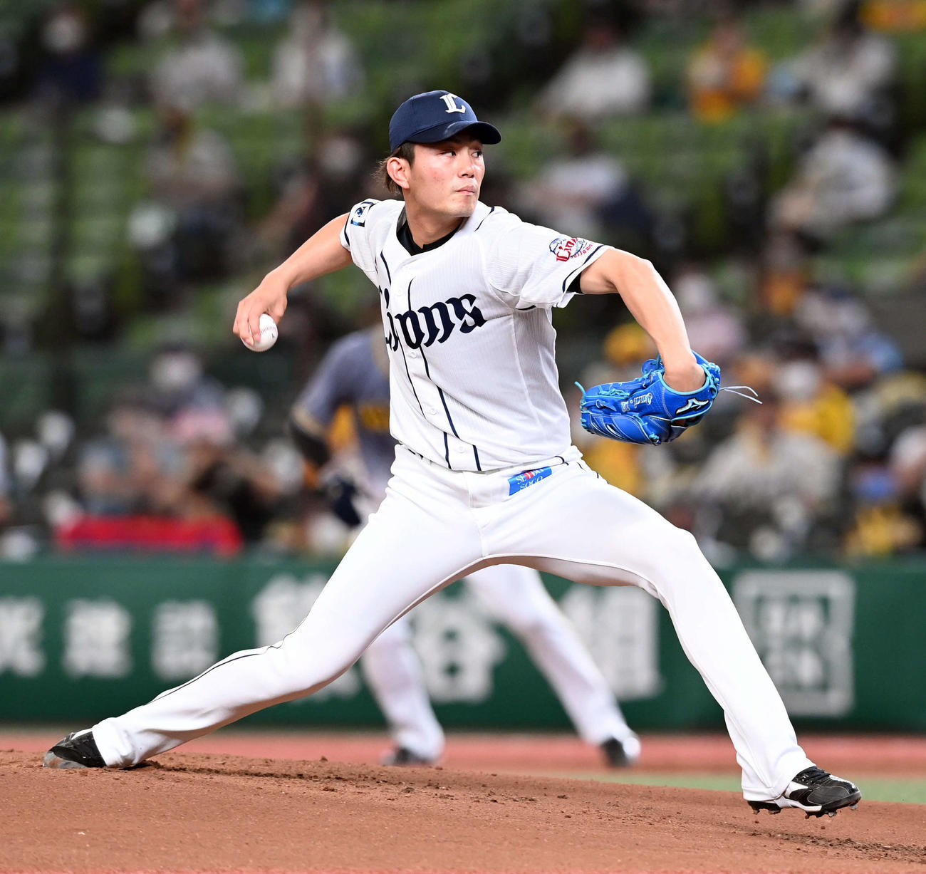 西武対阪神　西武の先発今井（撮影・たえ見朱実）