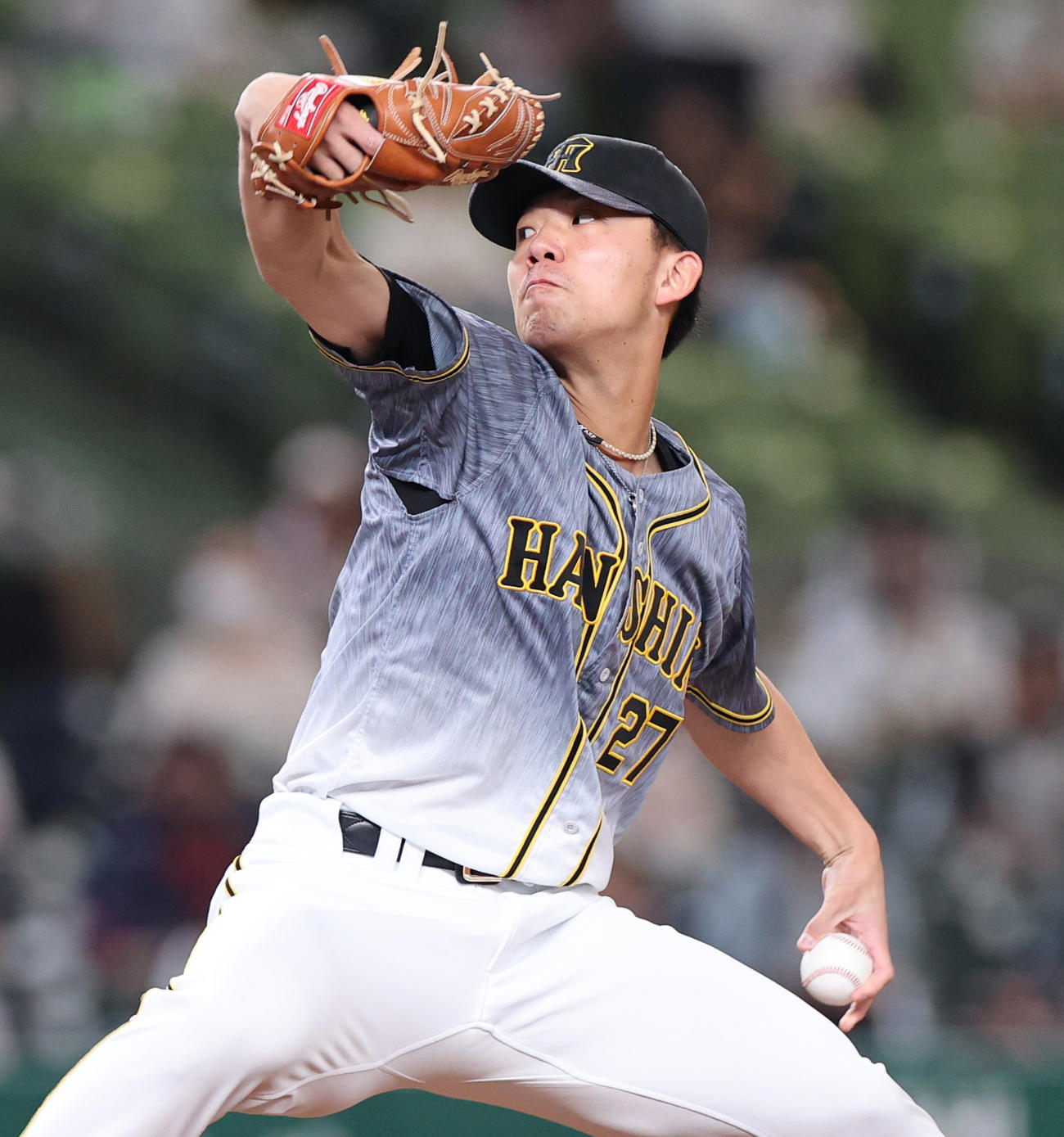 西武対阪神　阪神の先発伊藤将司（撮影・清水貴仁）