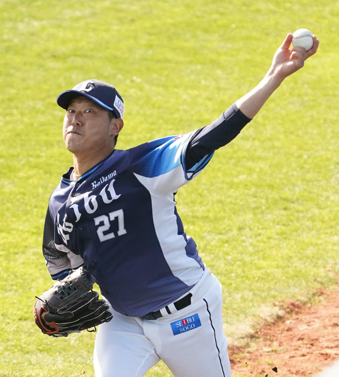 西武内海哲也（2021年2月8日撮影）