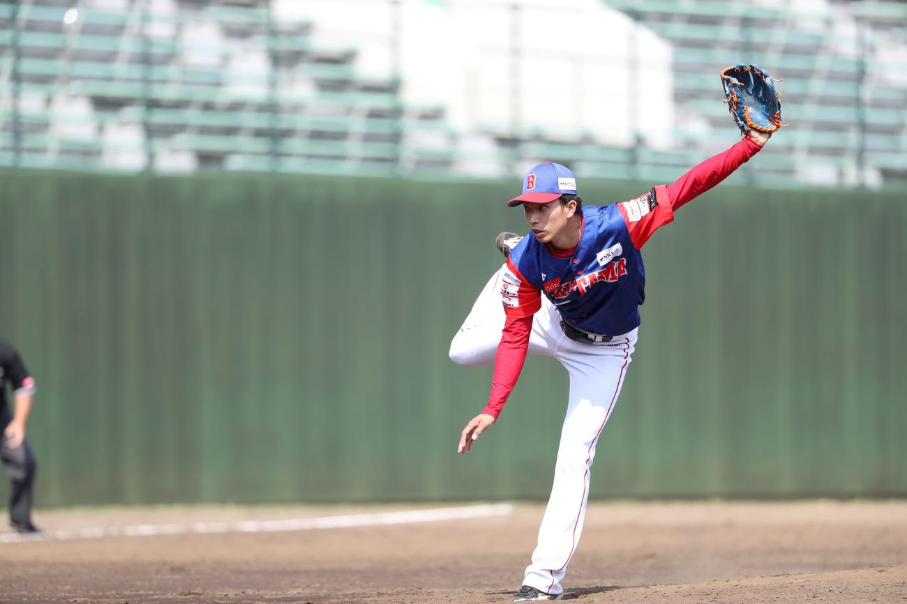BCリーグ・埼玉への派遣期間が5月31日で終了となった西武育成の出井（球団提供）