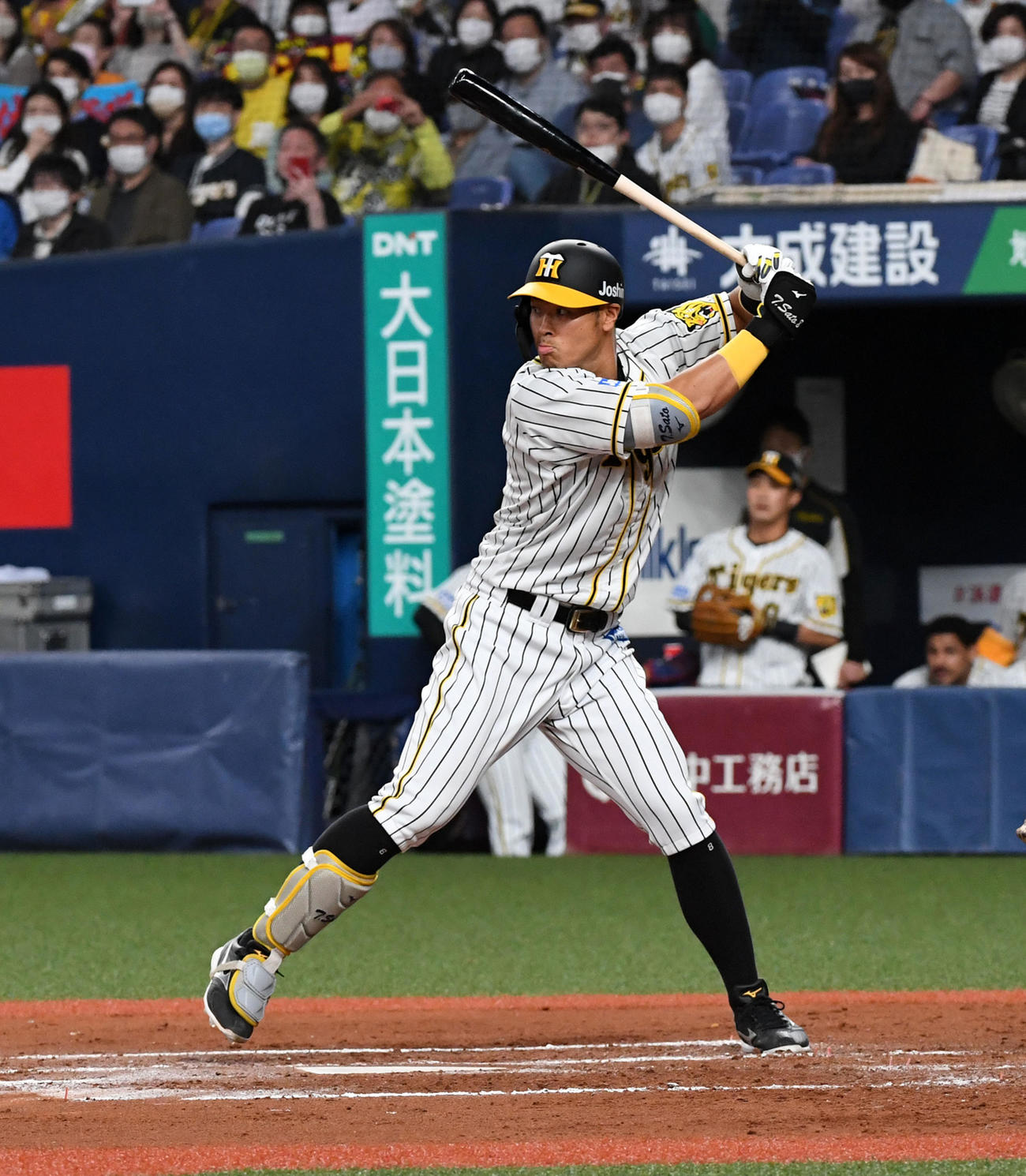 阪神佐藤輝明（2021年4月4日撮影）
