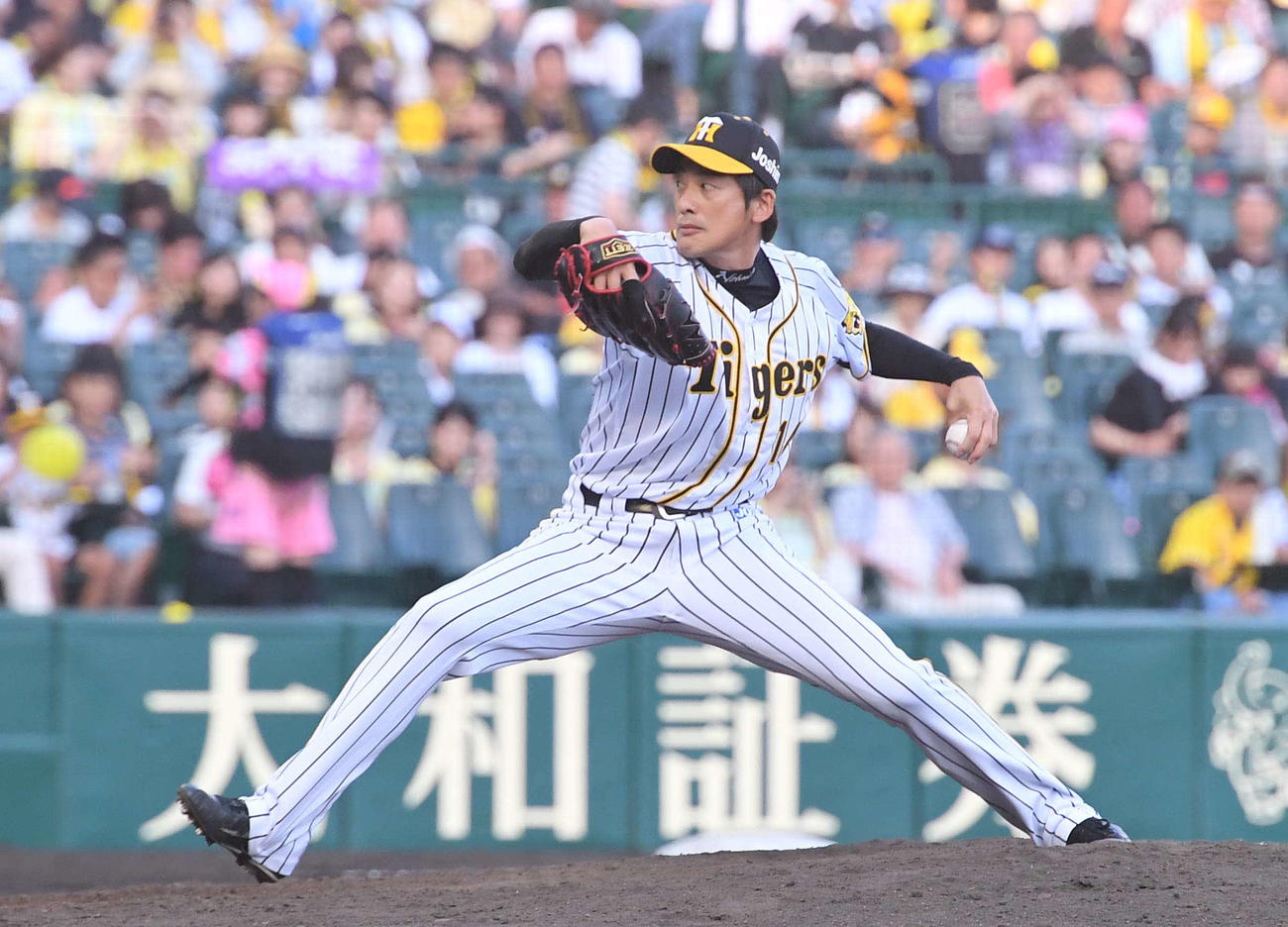 阪神時代の能見（2018年6月9日撮影）