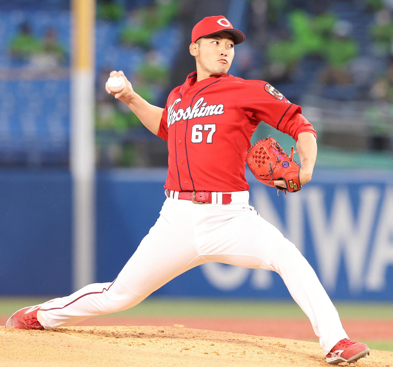 広島中村祐太（2021年4月8日撮影）