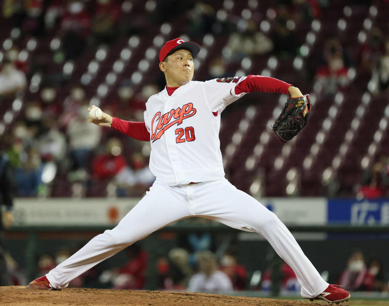 侍に選出された広島栗林（2021年5月27日撮影）