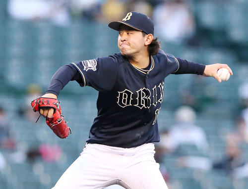 阪神対オリックス　オリックス先発の宮城（撮影・上山淳一）