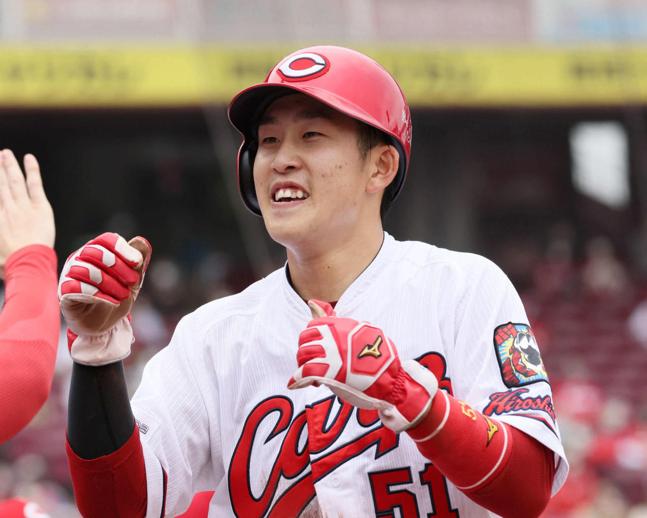 広島小園海斗（21年5月16日撮影）