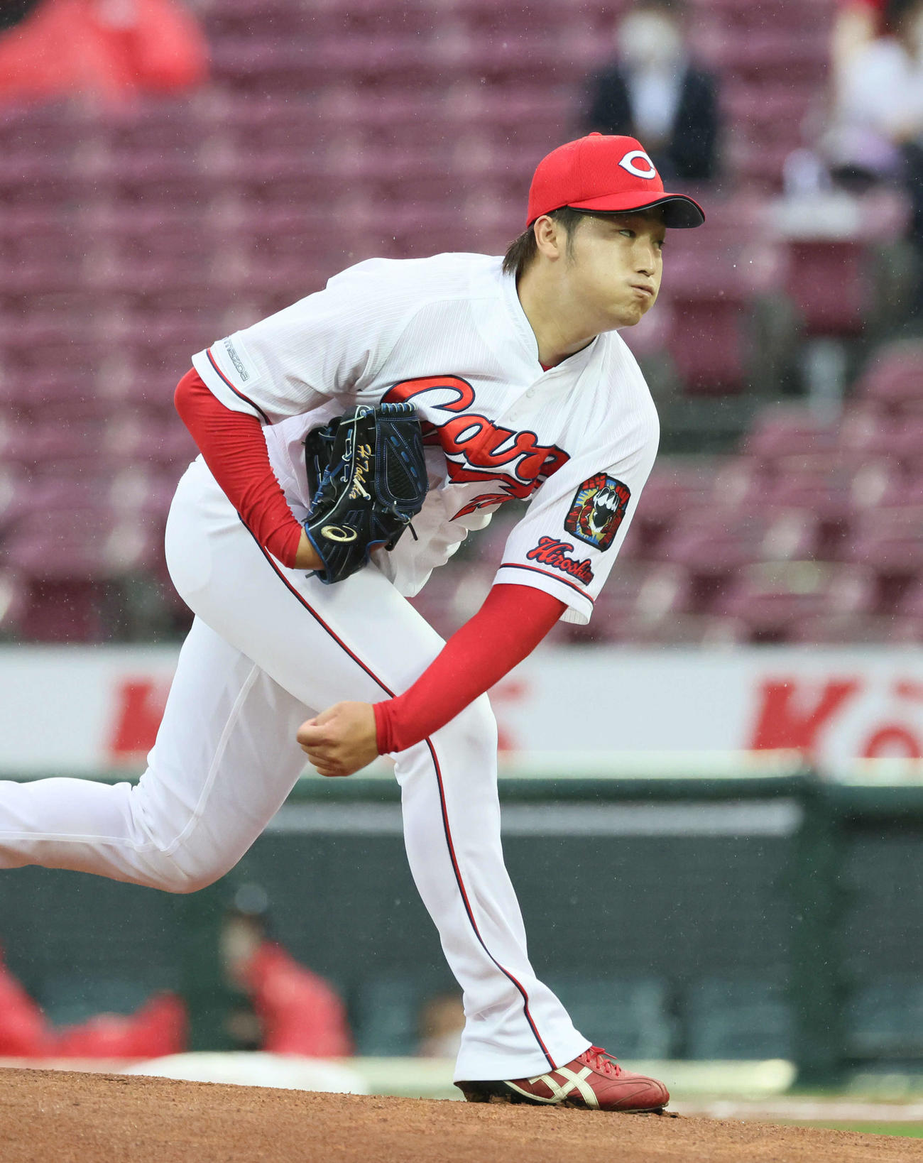 広島先発の床田寛樹（撮影・加藤孝規）
