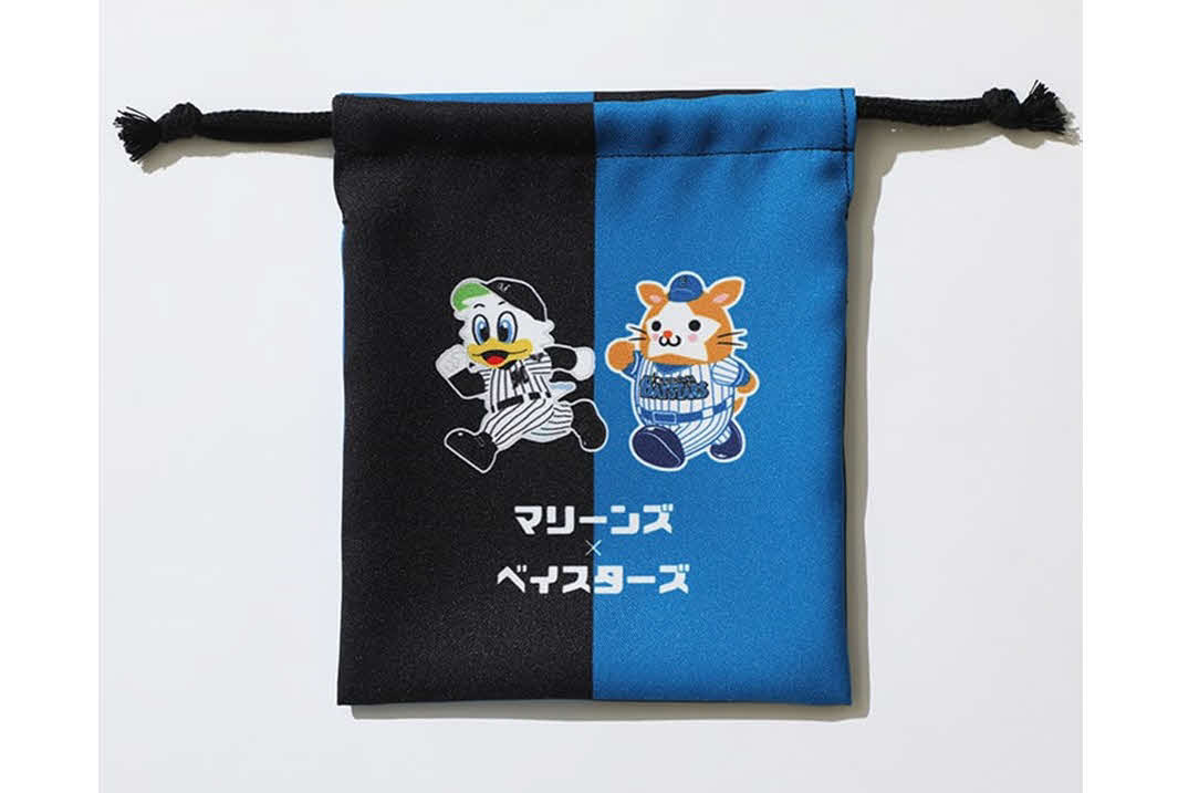 ロッテはDeNAとのコラボグッズを販売する（球団提供）