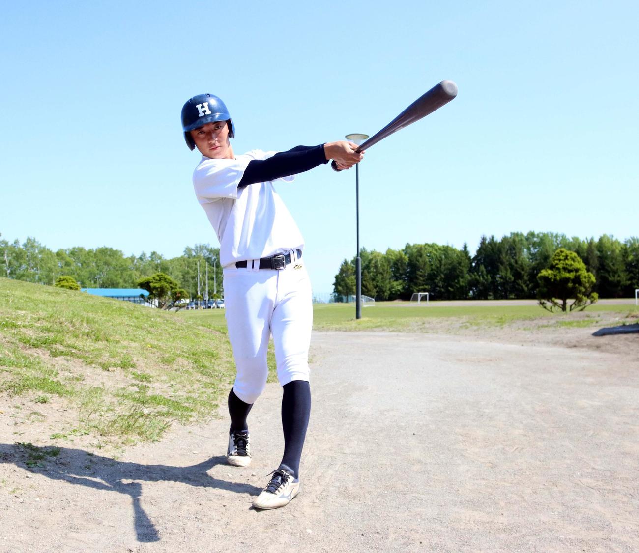 チームをけん引する北海学園大・鈴木大主将（撮影・永野高輔）