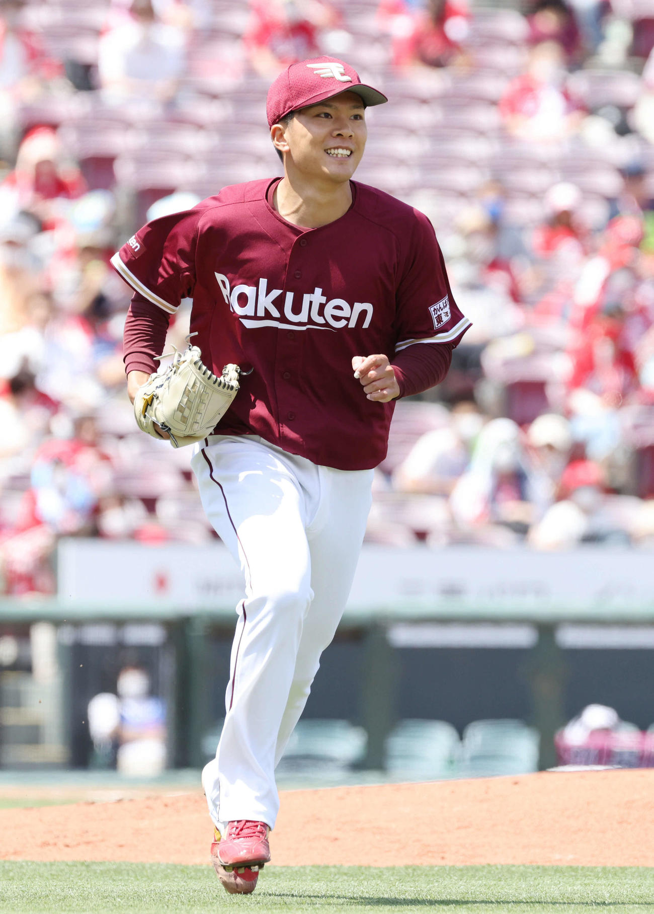 プロ野球交流戦広島対楽天　楽天先発の早川隆久（撮影・加藤孝規）