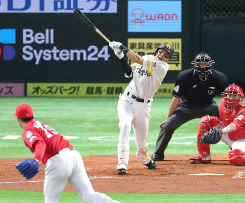 ソフトバンク柳田悠岐200号王手「いい打撃できた」9戦ぶり13号2ラン