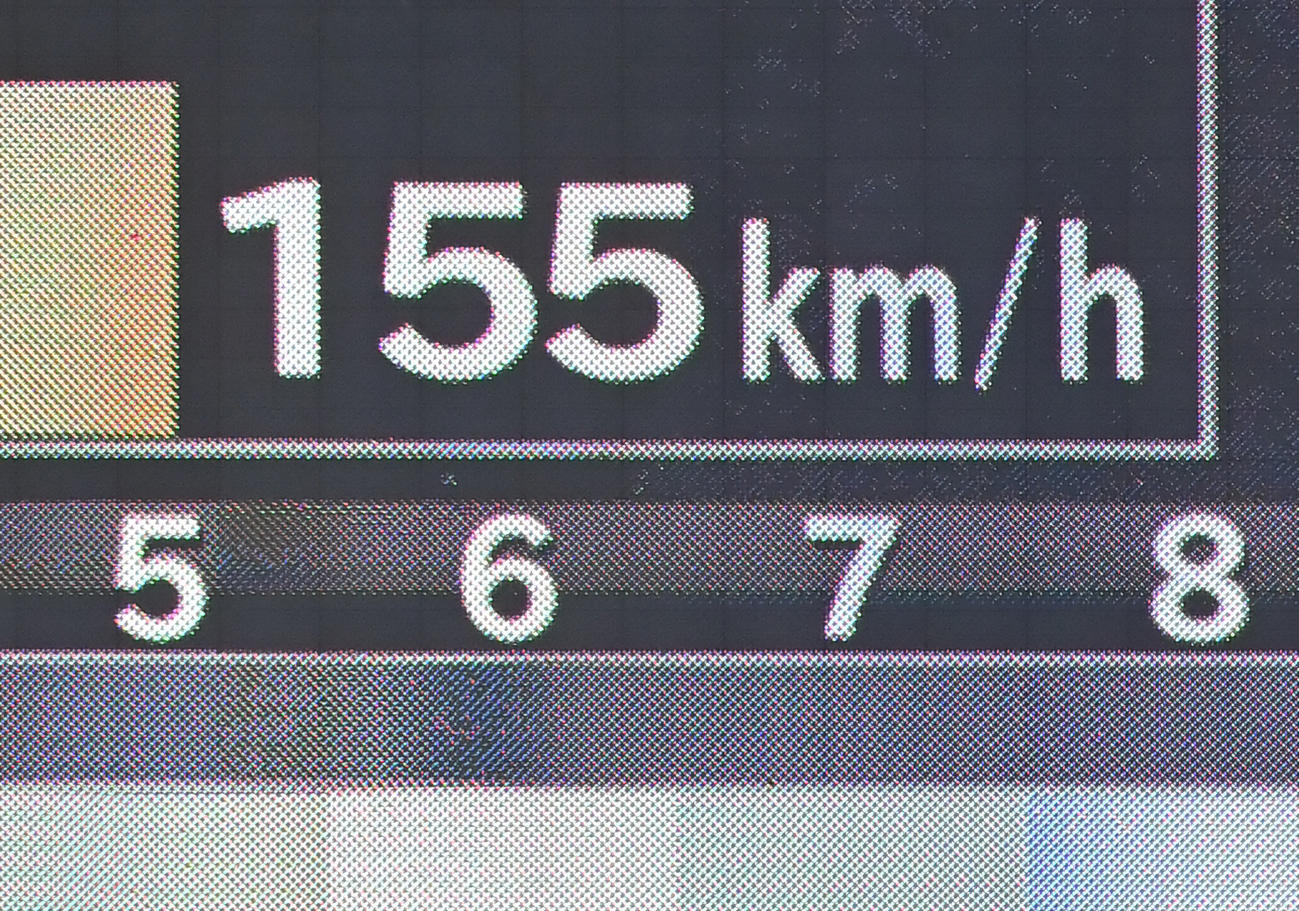 ロッテ対ヤクルト　ロッテ先発の佐々木朗の球速は1回に155キロを掲示した（撮影・小沢裕）