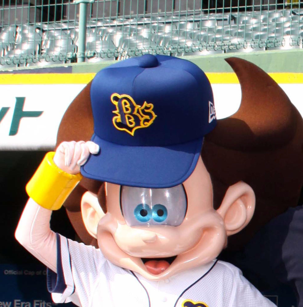 オリックス懐かしのマスコット・ネッピー（09年撮影）