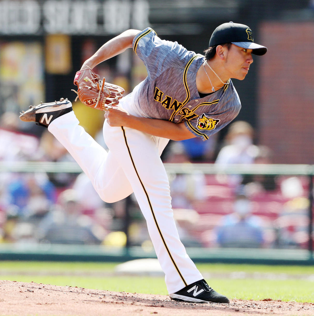 楽天対阪神　伊藤将は田中将と投げ合い4勝目を挙げる（撮影・加藤哉）