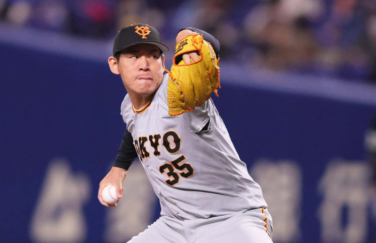 巨人桜井俊貴（2021年5月21日撮影）