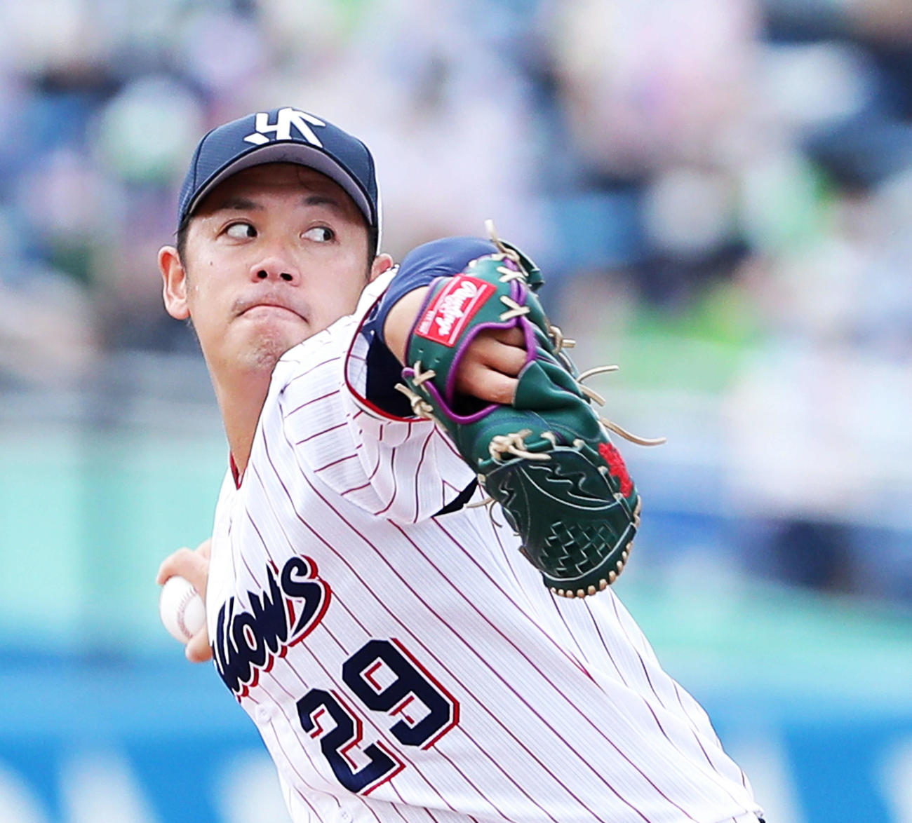 ヤクルト小川泰弘（2021年6月5日撮影）