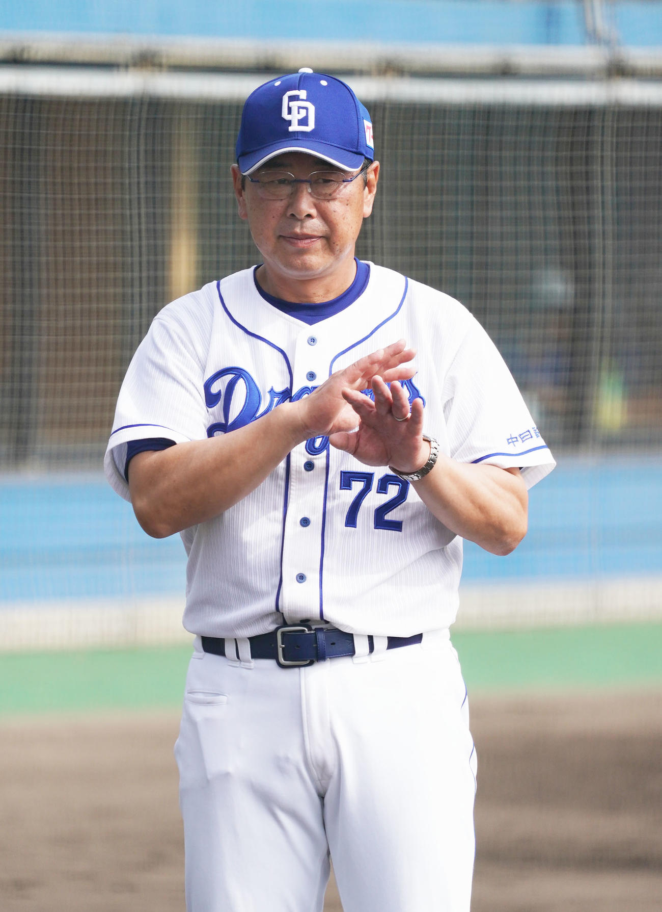 中日仁村徹2軍監督（2020年2月25日撮影）