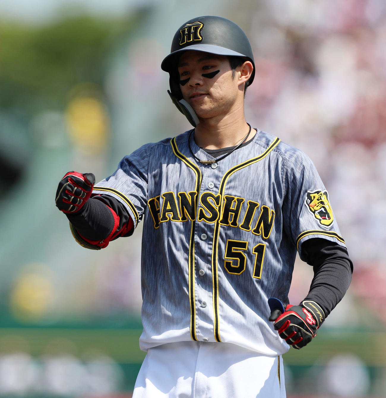 阪神中野拓夢（2021年6月13日撮影）