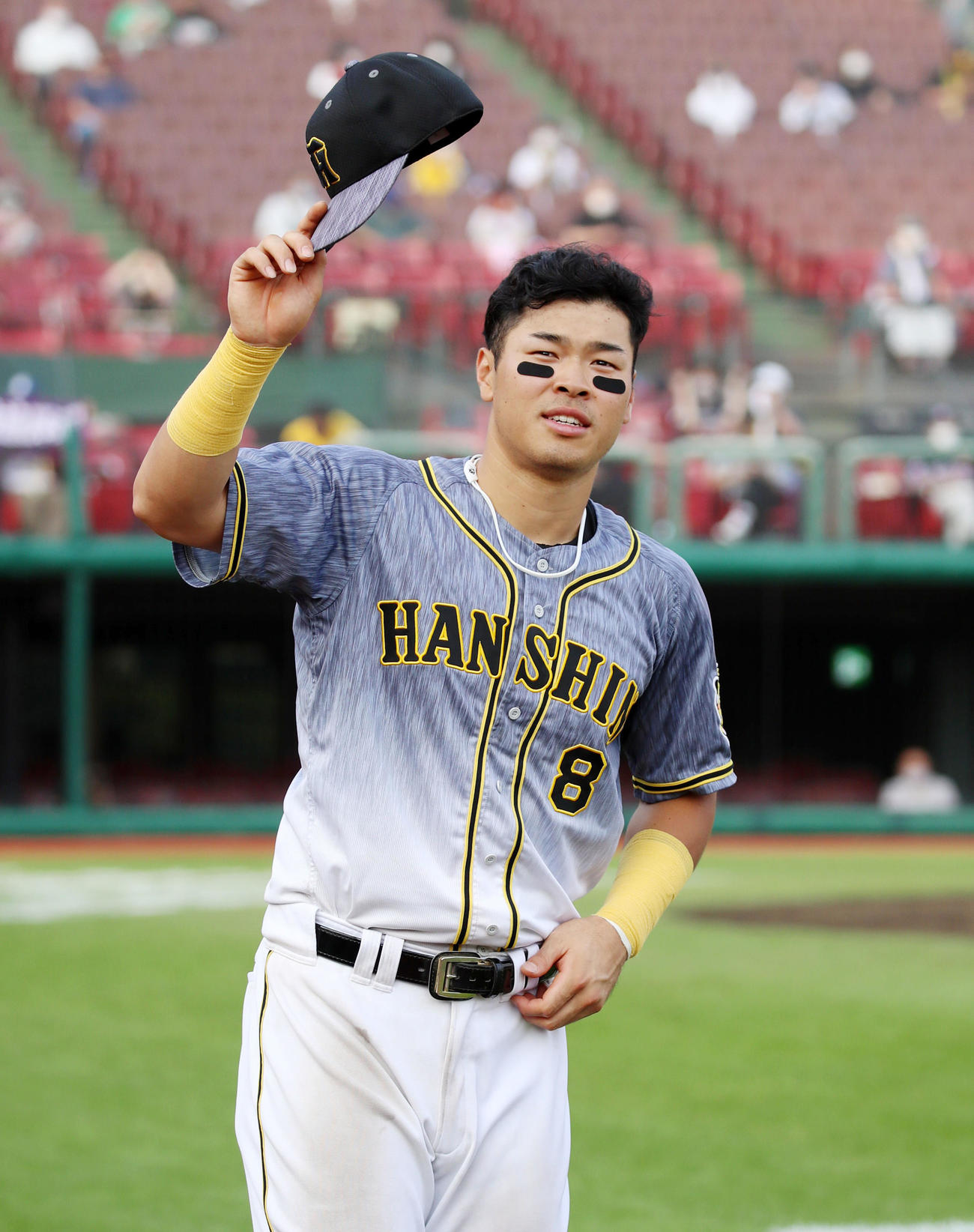 阪神佐藤輝明（2021年6月12日撮影）