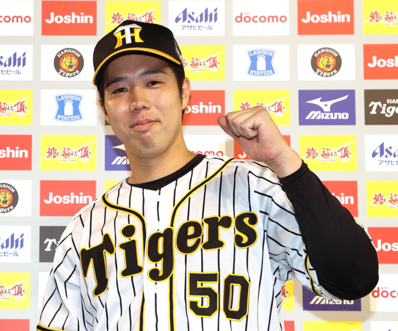 青柳晃洋（2021年6月4日撮影）