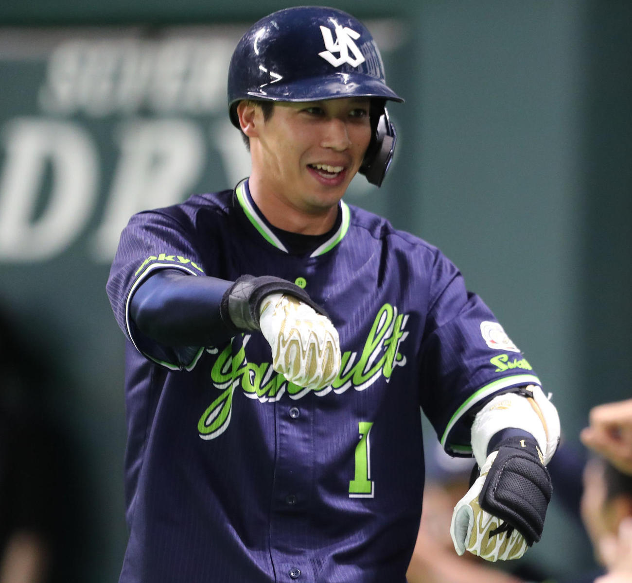 ヤクルト山田哲人（2021年6月12日撮影）