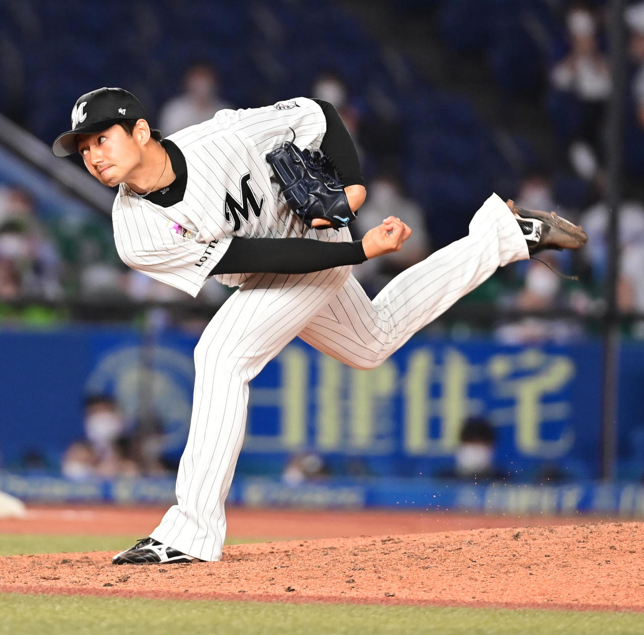 ロッテ唐川侑己（2021年6月10日撮影）