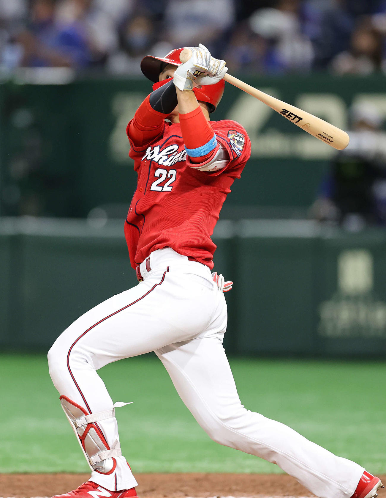 広島中村奨成（2021年6月19日撮影）