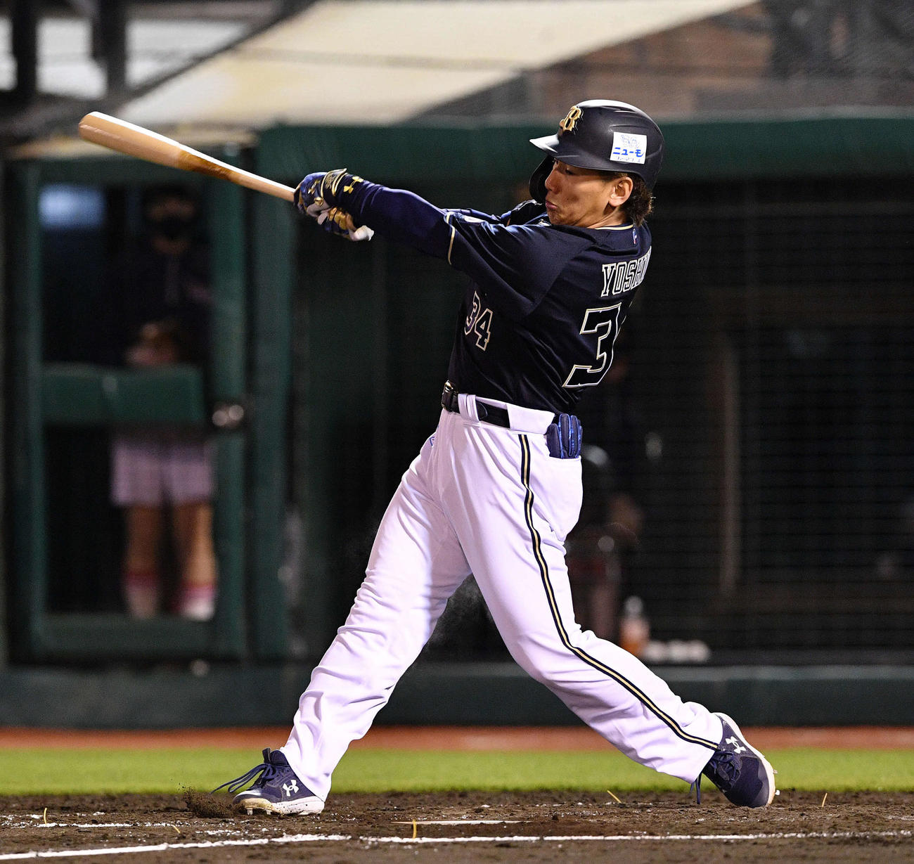 オリックス吉田正尚（2021年4月2日撮影）
