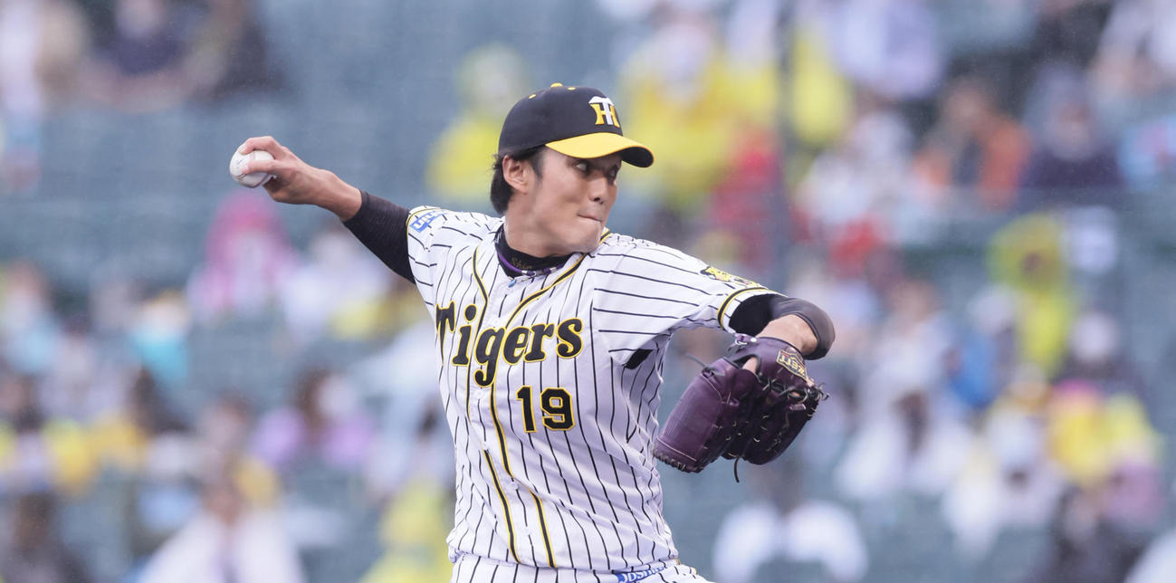 阪神藤浪晋太郎（2021年6月19日撮影）