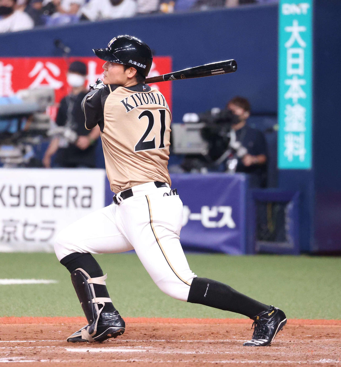 日本ハム清宮幸太郎（2020年9月27日撮影）