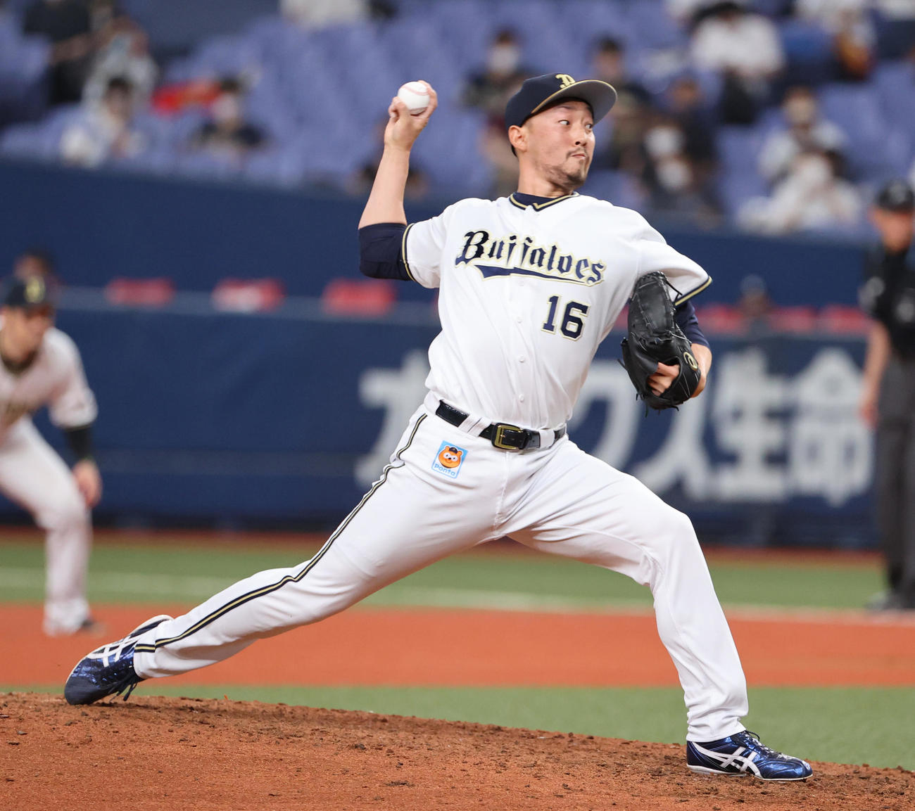 オリックス対日本ハム　9回、最後をきっちり締めるオリックス平野佳寿（撮影・清水貴仁）