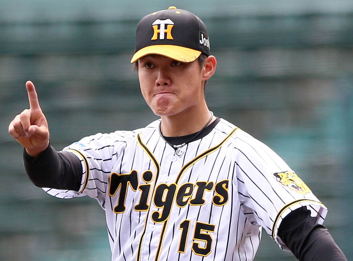 阪神西純矢（2021年6月6日撮影）
