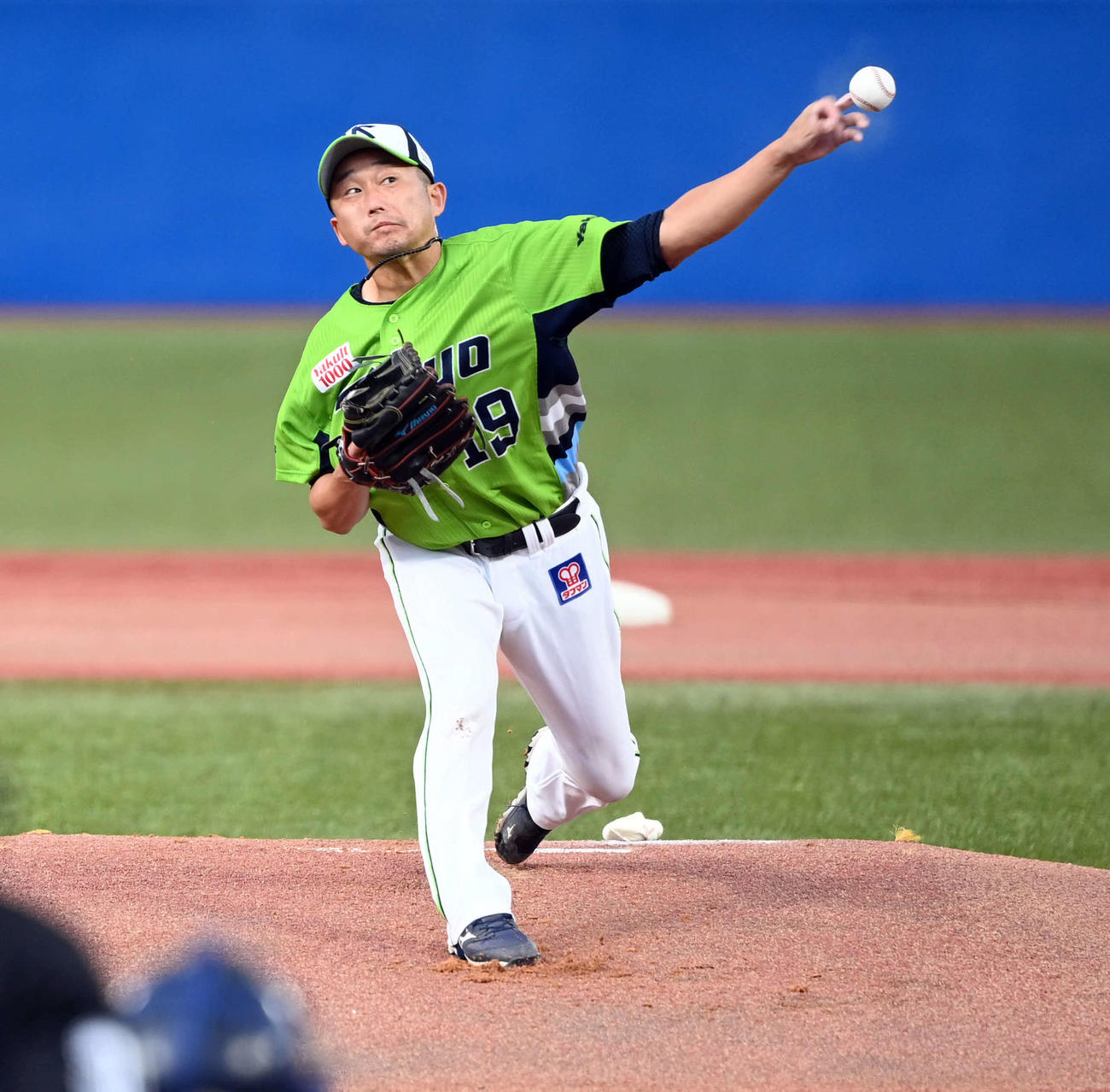 ヤクルト対巨人　ヤクルトの先発石川（撮影・たえ見朱実）