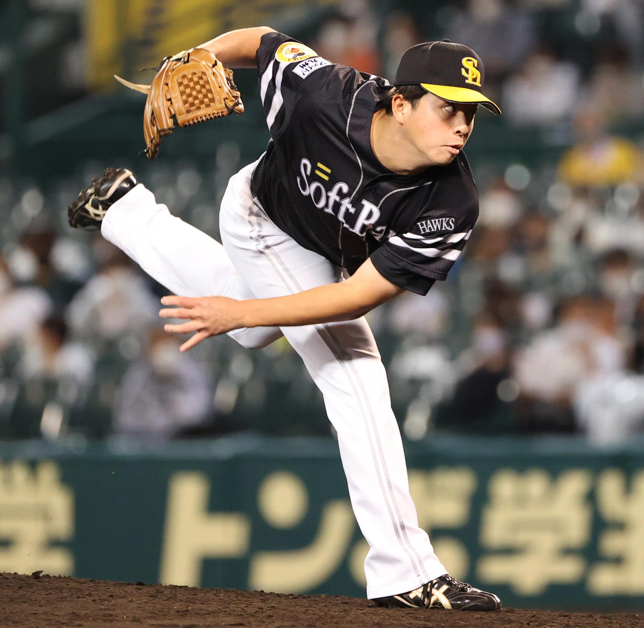 ソフトバンク大関友久（2021年6月4日撮影）