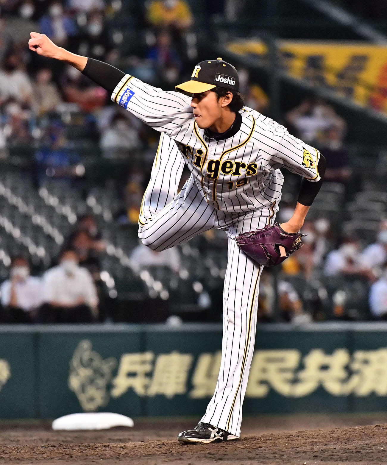 阪神対DeNA 9回に登板する藤浪晋太郎（撮影・上田博志）