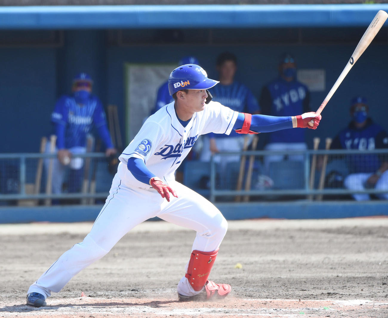 中日石川昂弥（2021年2月22日撮影）